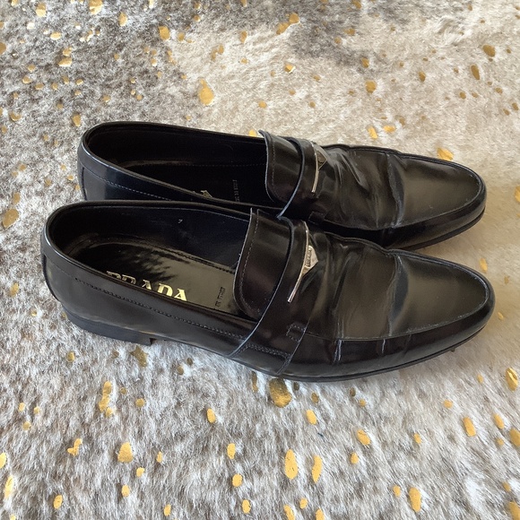 PRADA/Mens Black Patent Leather - Picture 1 of 10